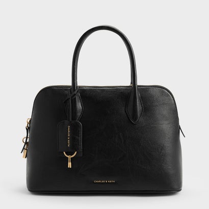 チャールズ アンド キース CHARLES & KEITH Ginevra ラージジネヴラ ストラクチャー ボウリングバッグ （Black）｜詳細画像