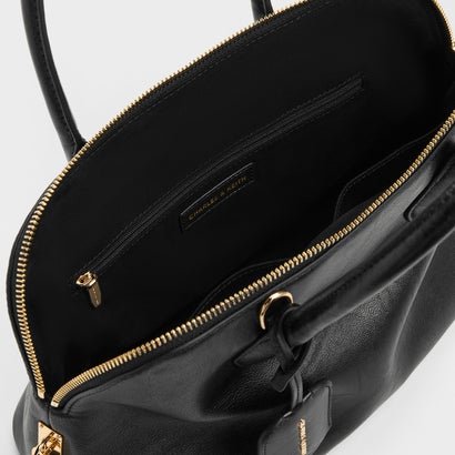 チャールズ アンド キース CHARLES & KEITH Ginevra ラージジネヴラ ストラクチャー ボウリングバッグ （Black）｜詳細画像