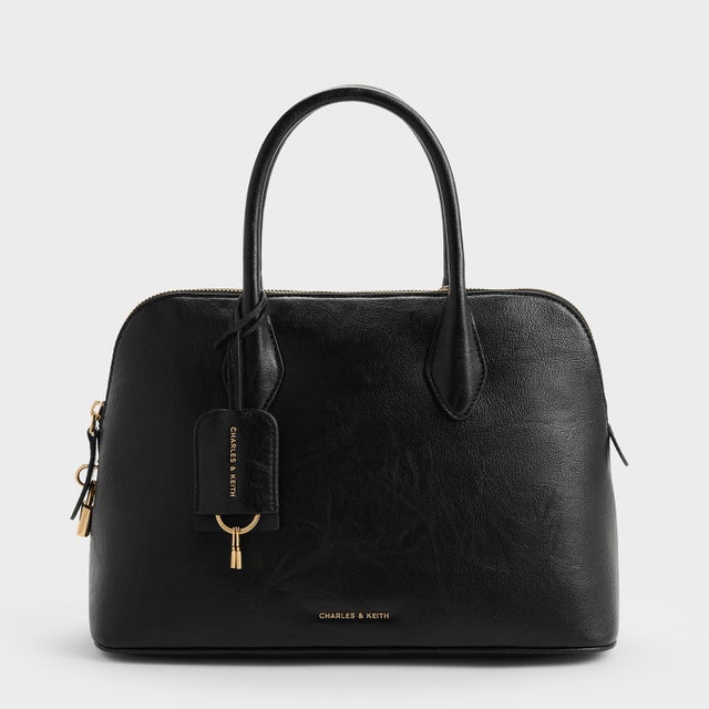 Ginevra ラージジネヴラ ストラクチャー ボウリングバッグ （Black）