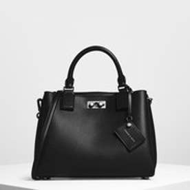 【再入荷】トップハンドルストラクチャーバッグ / Top Handle Structured Bag （Black）