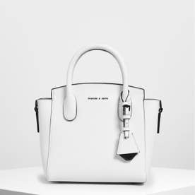 【再入荷】クラシック ダブルトップハンドルバッグ / Classic Double Top Handle Bag (White)