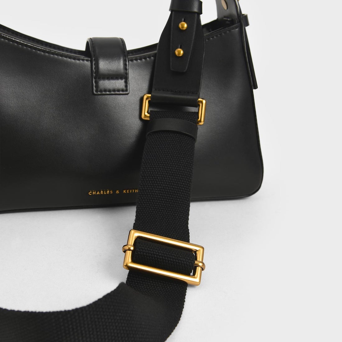 チェーンハンドル ショルダーバッグ / Chain Handle Shoulder Bag （Black）