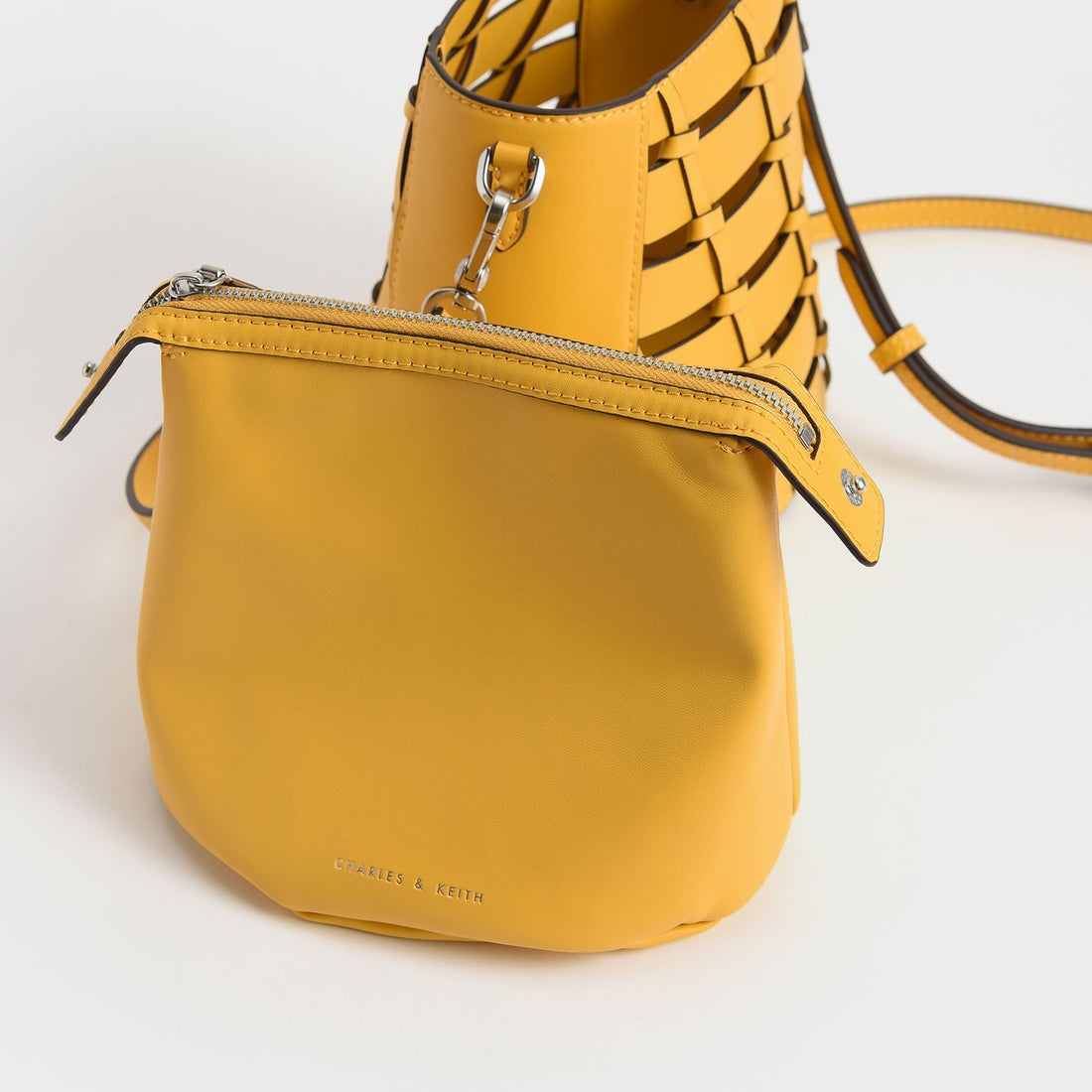 ブレイデッド バケツバッグ / Braided Bucket Bag （Yellow）