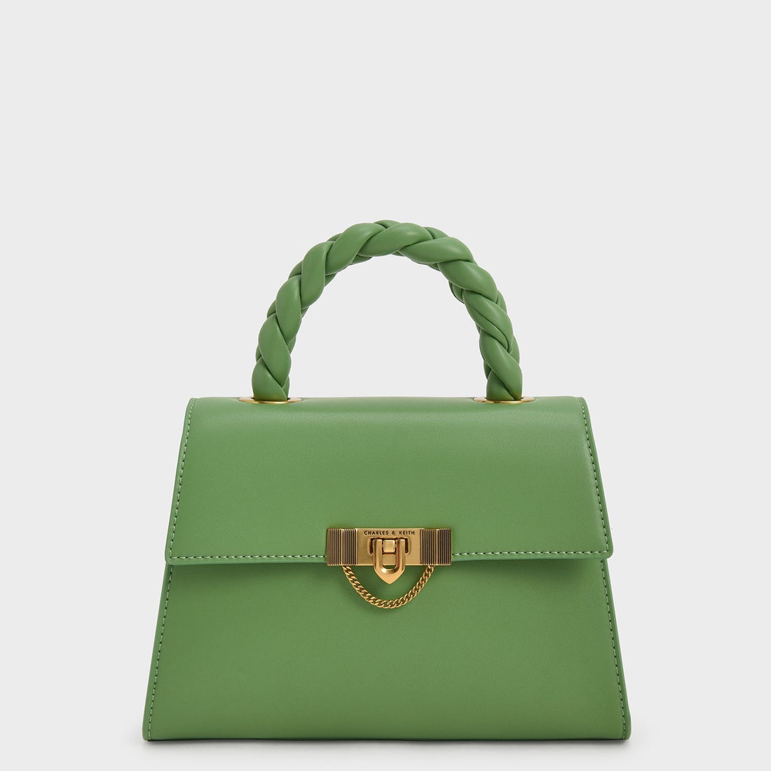 Tallulah タルーラ ブレードハンドルトラペーズバッグ （Green 