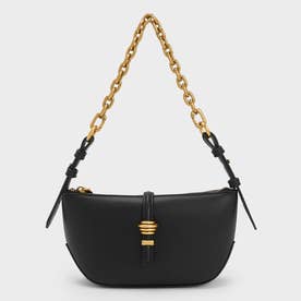 Trudy トルーディー ベルトジオメトリックバッグ （Black）