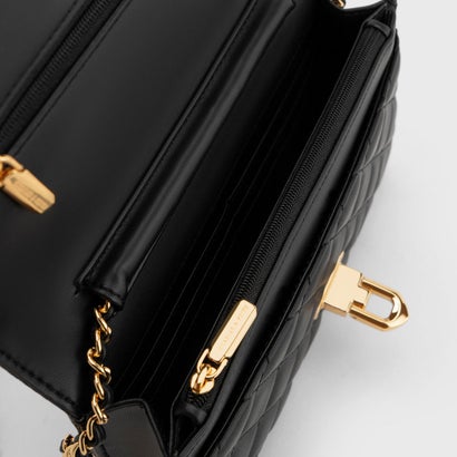 Cressida クレシダ キルトプッシュロッククラッチ 【再入荷】（Black）｜詳細画像
