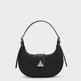 CHARLES & KEITH トライアングルバックル ベルトショルダーバッグ 【再