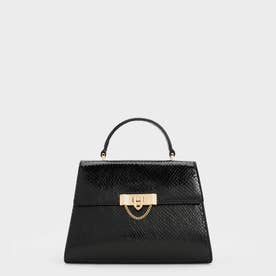 Tallulah タルーラ トラペーズトップハンドルバッグ （Black