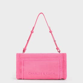 CHARLES & KEITH Loey ローイー テクスチャーショルダーバッグ （Pink