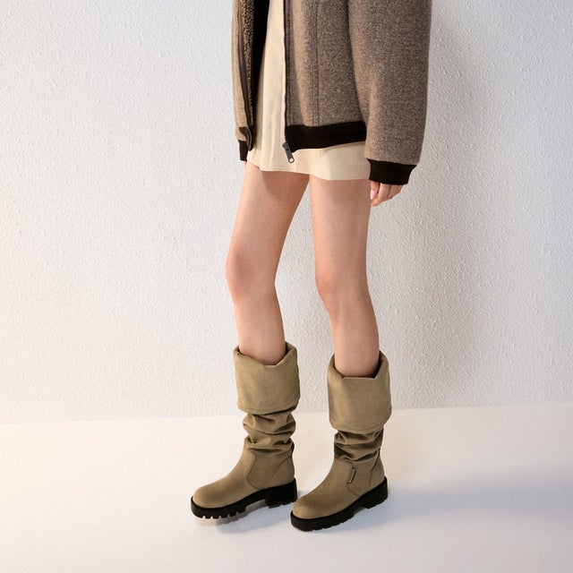Camilla カミラ ロングブーツ （Khaki）
