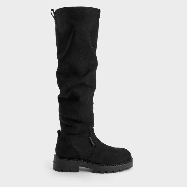 Camilla カミラ ロングブーツ （Black Textured）