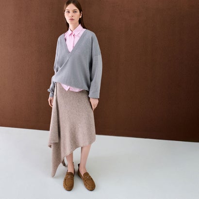 チャールズ アンド キース CHARLES & KEITH ルーシュド ペニーローファー （Cognac）｜詳細画像