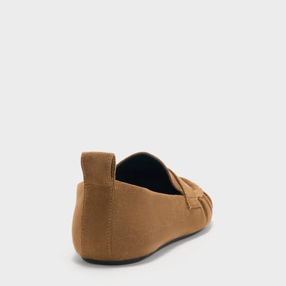 チャールズ アンド キース CHARLES & KEITH ルーシュド ペニーローファー （Cognac）｜詳細画像