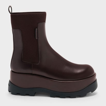Barron バロン プラットフォーム アンクルブーツ （Dark Brown）｜詳細画像
