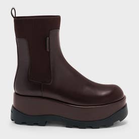 Barron バロン プラットフォーム アンクルブーツ （Dark Brown）