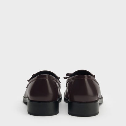 チャールズ アンド キース CHARLES & KEITH サークルチャーム ボウ ローファー （Burgundy）｜詳細画像