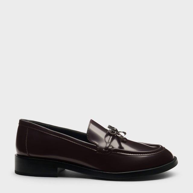 サークルチャーム ボウ ローファー （Burgundy）