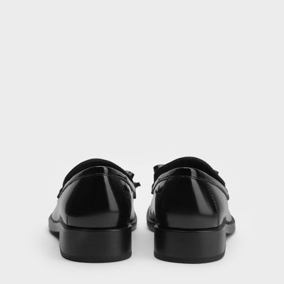 チャールズ アンド キース CHARLES & KEITH サークルチャーム ボウ ローファー （BlackBox）｜詳細画像