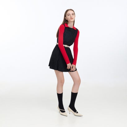 チャールズ アンド キース CHARLES & KEITH アシンメトリック ストラップ パンプス  （Chalk）｜詳細画像
