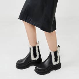 Darra ダラ リッジソール アンクルブーツ  （Black）