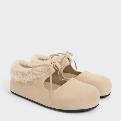 チャールズ アンド キース CHARLES & KEITH Emila エミラ メリージェーン フラットシューズ  （Chalk）｜詳細画像