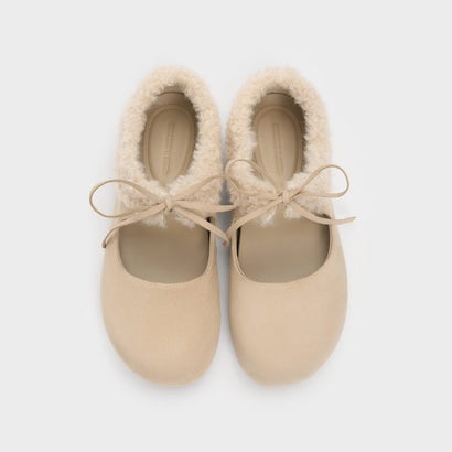 チャールズ アンド キース CHARLES & KEITH Emila エミラ メリージェーン フラットシューズ  （Chalk）｜詳細画像