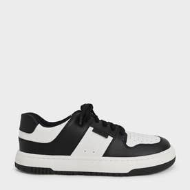 【2022 SPRING】ツートーン ロウトップスニーカー / Two-Tone Low-Top Sneakers （Black）