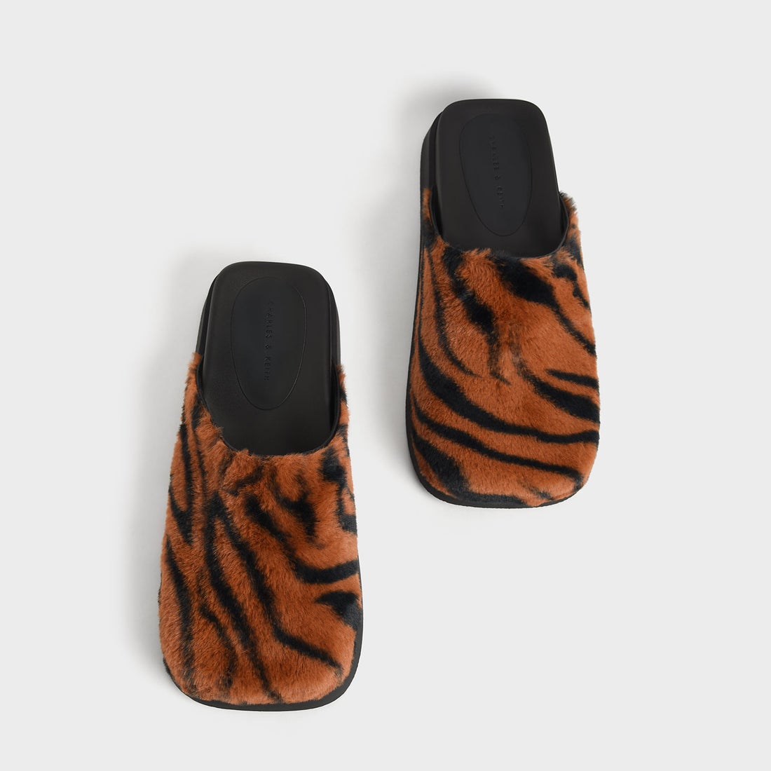 Marcy マルシー フラットミュール （AnimalPrintOrange） -CHARLES