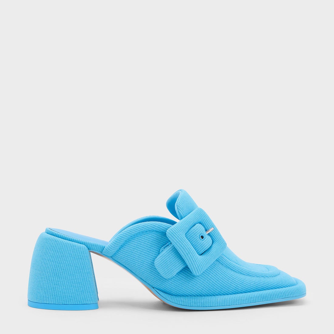 バックル ローファーミュール （Blue） -CHARLES & KEITH 