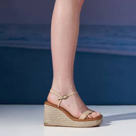 CHARLES & KEITH エスパドリーユ ウエッジ 【再入荷】（Cream