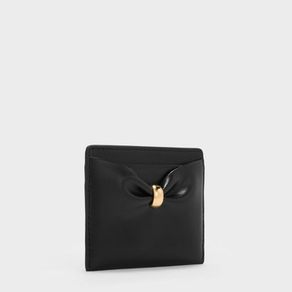 チャールズ アンド キース CHARLES & KEITH Halsey ホールジー ルーシュド カードホルダー （Black）｜詳細画像
