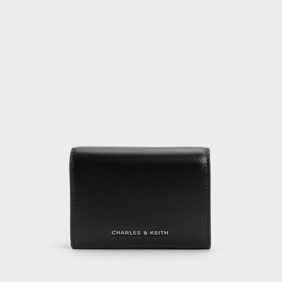 チャールズ アンド キース CHARLES & KEITH Zevon ゼヴォン ノッテッドストラップ ウォレット オン チェーン （Noir）｜詳細画像
