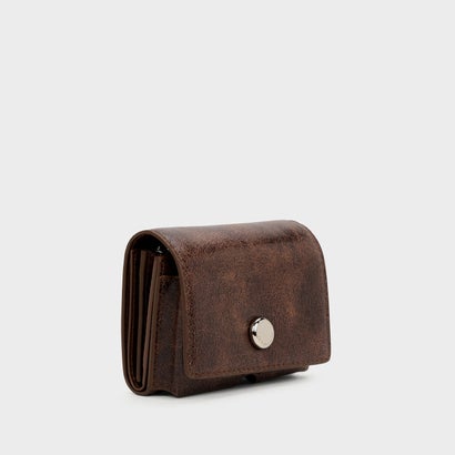 チャールズ アンド キース CHARLES & KEITH Zevon ゼヴォン ノッテッドストラップ ウォレット オン チェーン （Distressed Coffee）｜詳細画像