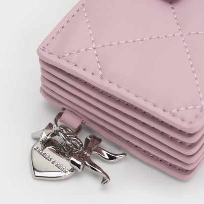 チャールズ アンド キース CHARLES & KEITH Arrietty アリエッティ キルト ベルト カードホルダー （Glycine）｜詳細画像