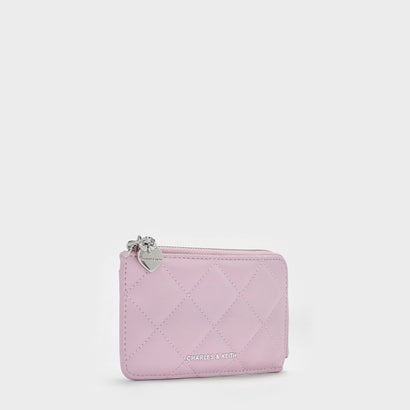 チャールズ アンド キース CHARLES & KEITH Arrietty アリエッティ キルト ジップアラウンド ウォレット （Glycine）｜詳細画像