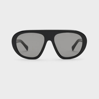 チャールズ アンド キース CHARLES & KEITH Ramone ラモーン アビエーター サングラス （Black）｜詳細画像