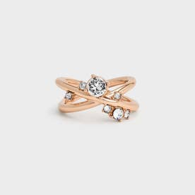 Roux ルー クリスタル リング （Rose Gold）