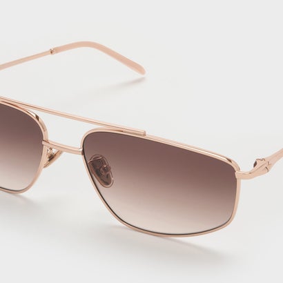 チャールズ アンド キース CHARLES & KEITH Elowyn エロウィン メタルリム アビエーター サングラス （Rose Gold）｜詳細画像