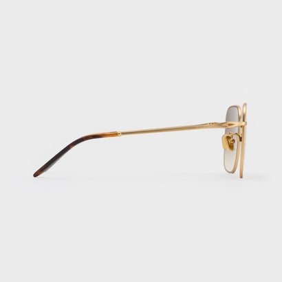 チャールズ アンド キース CHARLES & KEITH Elowyn エロウィン メタルリム アビエーター サングラス （Brushed Gold）｜詳細画像