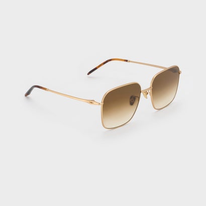 チャールズ アンド キース CHARLES & KEITH Elowyn エロウィン メタルリム アビエーター サングラス （Brushed Gold）｜詳細画像
