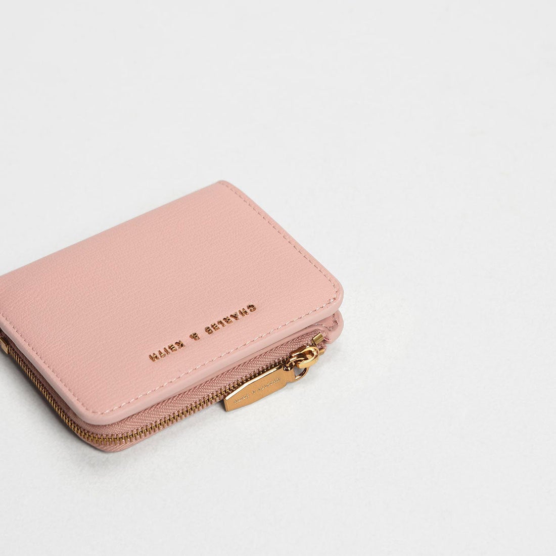 クラシックスナップボタン スモールウォレット / Classic Snap Button Small Wallet （Pink）