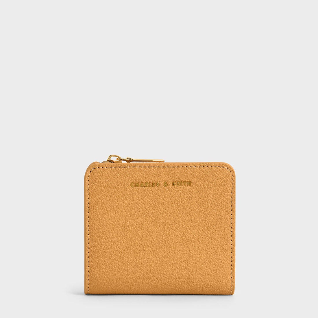 スナップボタン カードホルダー（Orange） -CHARLES & KEITH