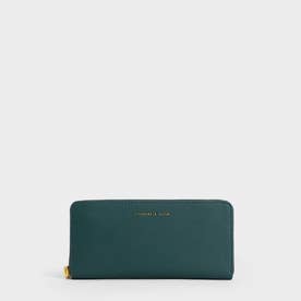 CHARLES & KEITH ジップアラウンド ロングウォレット - ファッション 