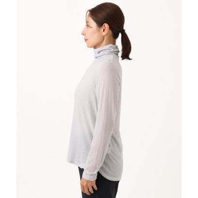 [日本製]なめらかハイネックカットソー （アイボリー）｜詳細画像