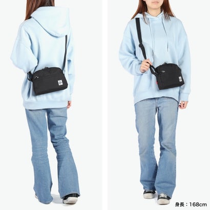 日本正規品 ショルダーバッグ メンズ レディース 小さめ バッグ ショルダー ミニショルダー 軽量 RECYCLE BAG リサイクルミニトラぺゾイドショルダーバッグ CH60-3959 （Navy）｜詳細画像