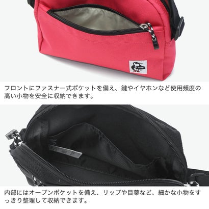 日本正規品 ショルダーバッグ メンズ レディース 小さめ バッグ ショルダー ミニショルダー 軽量 RECYCLE BAG リサイクルミニトラぺゾイドショルダーバッグ CH60-3959 （Pink）｜詳細画像