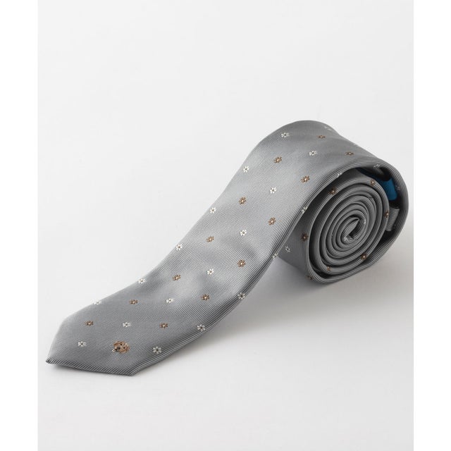 
                    犬デザイン 刺繍ネクタイ イージーケア 洗える スリム ペイズリー （その他12）