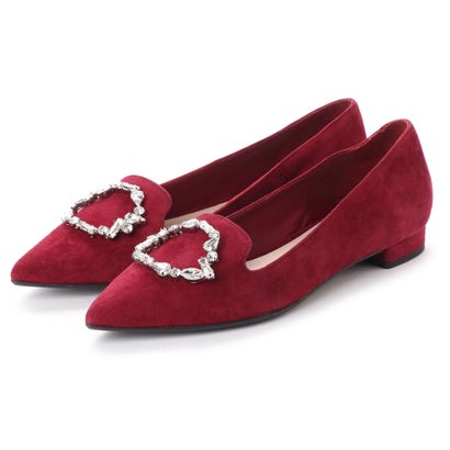 シャンタル CHANTAL 【INTER-CHAUSSURES】ストーン飾り ポインテッド 