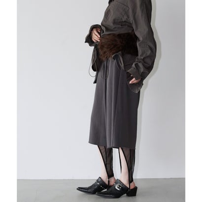 2wayフェイクファーコードベルト cha26a036 （ブラウン）｜詳細画像