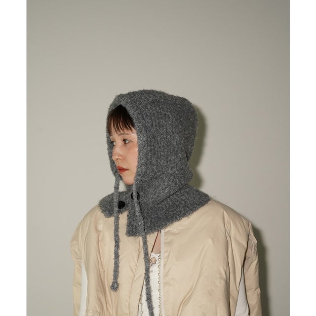 2wayニットバラクラバ cha26a023 （グレー）